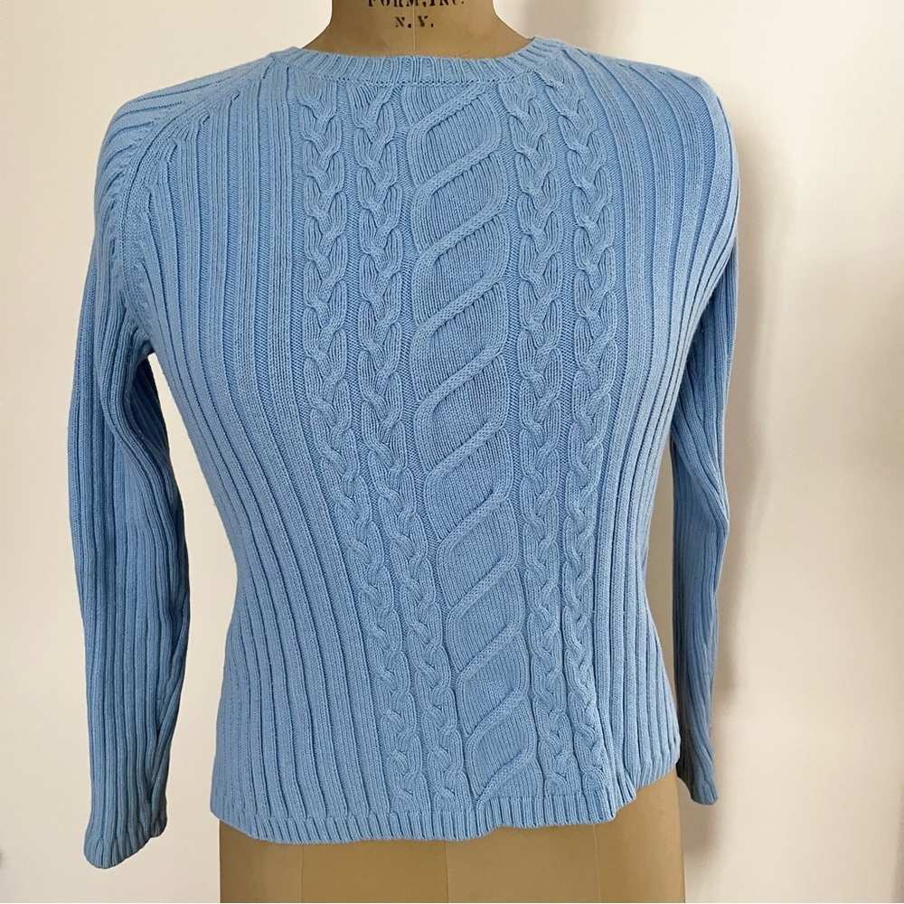 Style&Co. Women’s Long Sleeve Ribbed Crewneck Sweater Size Medium